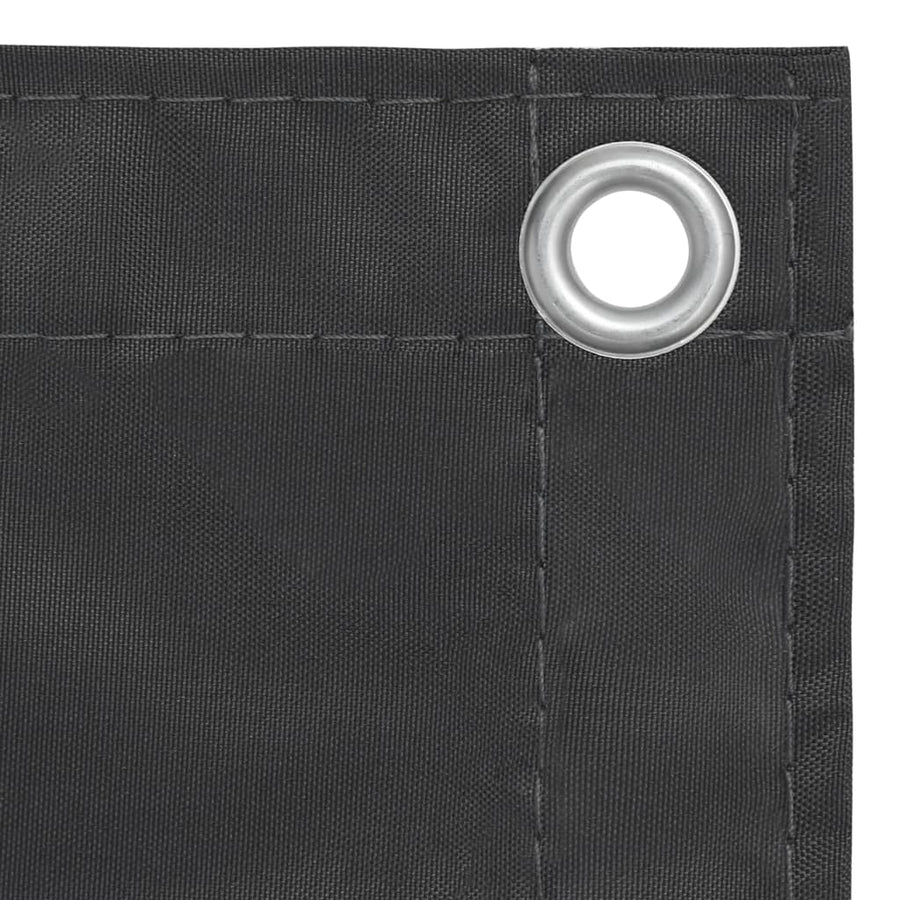 Balkonscherm Oxford Stof Antraciet 75 x 500 cm