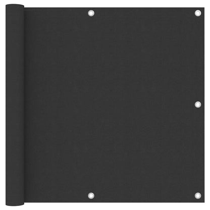 Balkonscherm Oxford Stof Antraciet 90 x 300 cm