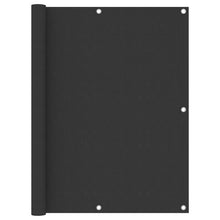 Balkonscherm Oxford Stof Antraciet 120 x 300 cm