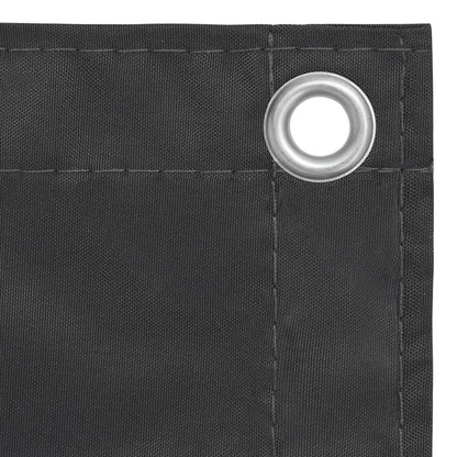 Balkonscherm Oxford Stof Antraciet 120 x 500 cm