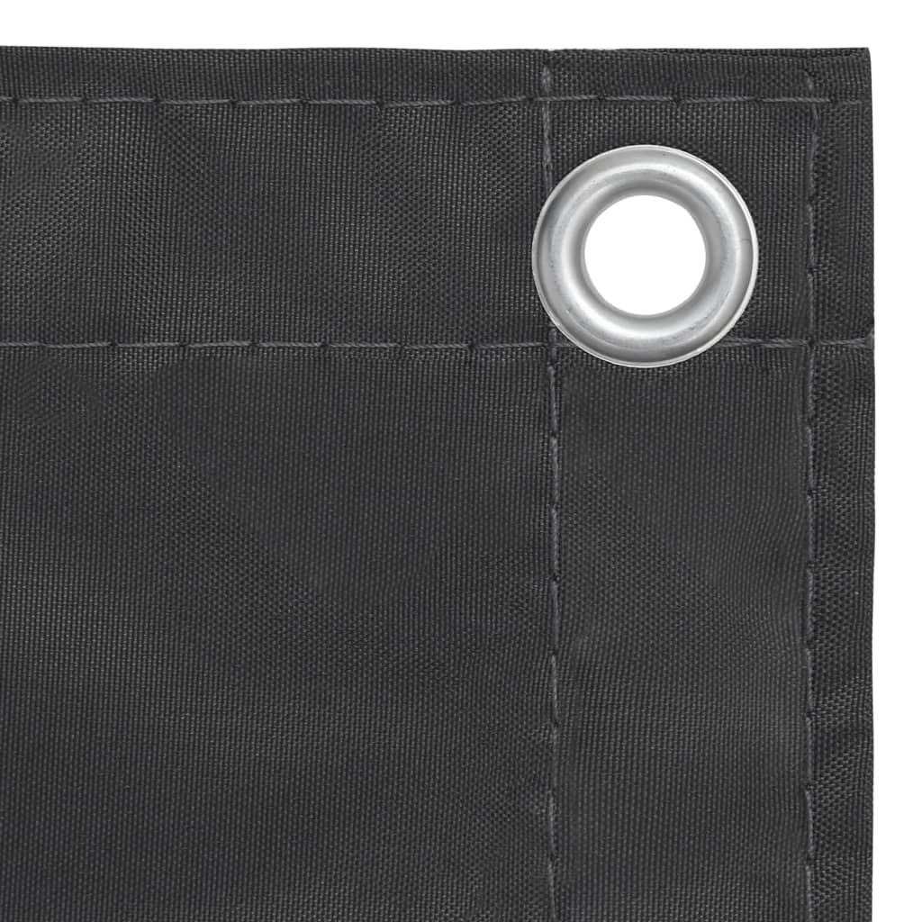Balkonscherm Oxford Stof Antraciet 120 x 600 cm