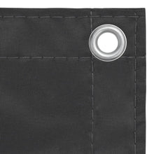 Balkonscherm Oxford Stof Antraciet 120 x 600 cm