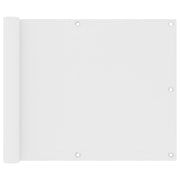Balkonscherm 75x400 cm oxford stof wit