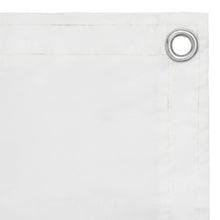 Balkonscherm Oxford Stof Wit 120 x 500 cm