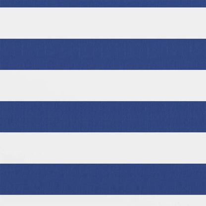 Balkonscherm Oxford Stof Wit En Blauw 90 x 300 cm