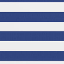 Balkonscherm Oxford Stof Wit En Blauw 90 x 400 cm