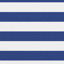 Balkonscherm Oxford Stof Wit En Blauw 120 x 300 cm