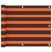 Balkonscherm 75x300 cm oxford stof oranje bruin