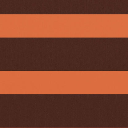 Balkonscherm Oxford Stof Oranje En Bruin 120 x 300 cm