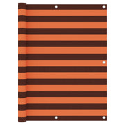 Balkonscherm 120x400 cm oxford stof oranje bruin