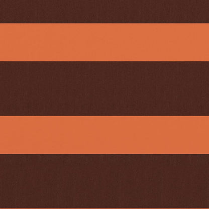 Balkonscherm 125X500 Cm Oxford Stof Oranje En Bruin 120 x 500 cm