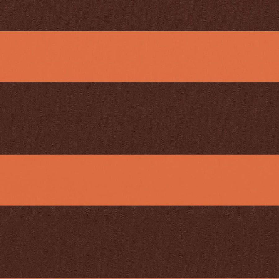 Balkonscherm Oxford Stof Oranje En Bruin 120 x 600 cm