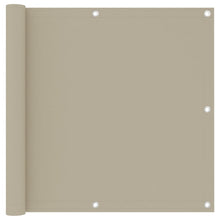 Balkonscherm 90x300 cm oxford stof beige 90 x 300 cm