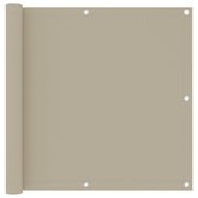 Balkonscherm 90x500 cm oxford stof beige