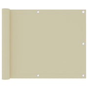 Balkonscherm 75x300 cm oxford stof crème