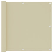 Balkonscherm 90x300 cm oxford stof crème