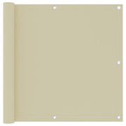 Balkonscherm 90x500 cm oxford stof crème