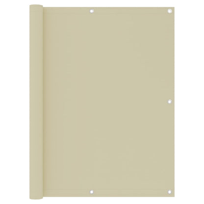 Balkonscherm Oxford Stof Terracotta Crème 120 x 500 cm