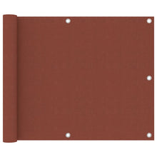 Balkonscherm Oxford Stof Terracotta 75 x 300 cm