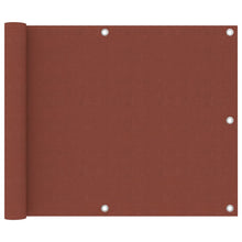 Balkonscherm 75X700 Cm Oxford Stof Terracotta 75 x 500 cm