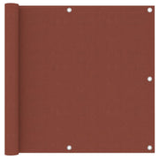 Balkonscherm 90x300 cm oxford stof terracotta