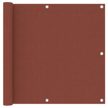 Balkonscherm Oxford Stof Terracotta 90 x 500 cm