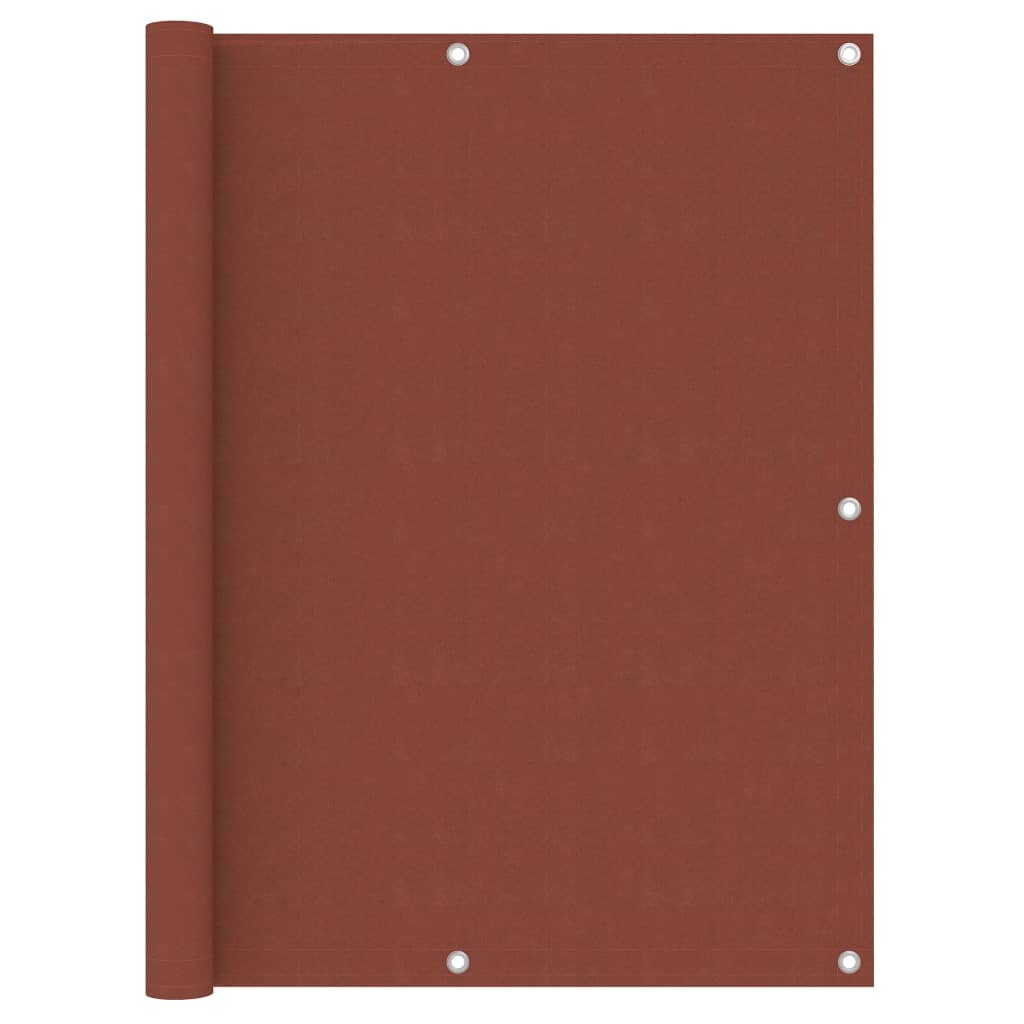 Balkonscherm Oxford Stof Terracotta 120 x 300 cm