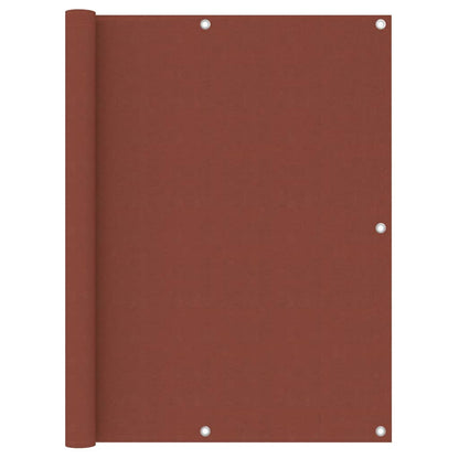 Balkonscherm Oxford Stof Terracotta 120 x 500 cm