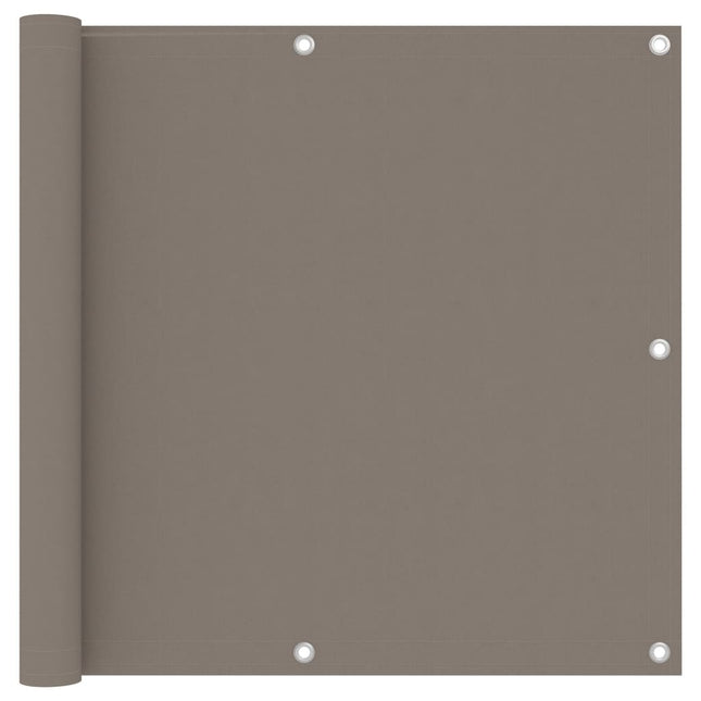 Balkonscherm 90x300 cm oxford stof taupe 90 x 300 cm