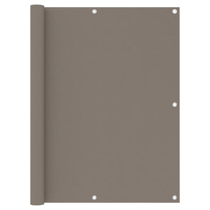 Balkonscherm 120x300 cm oxford stof taupe 120 x 300 cm