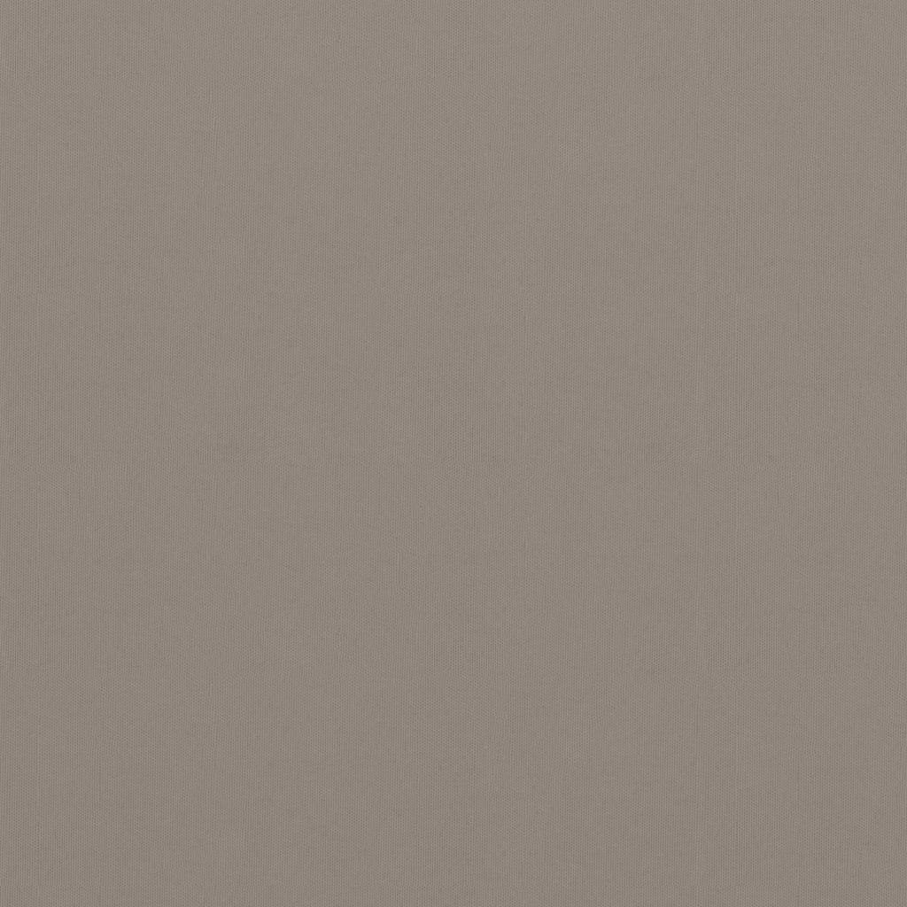 Balkonscherm 120x600 cm oxford stof taupe 120 x 600 cm