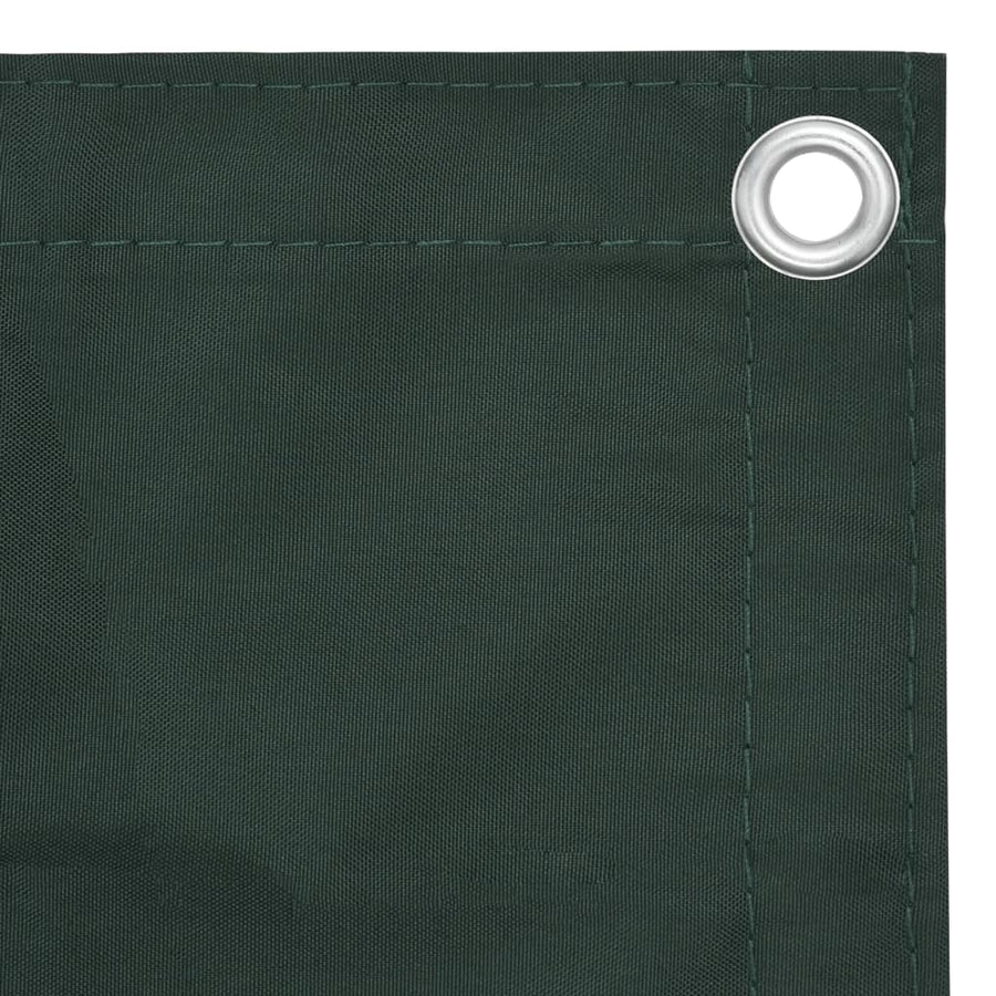 Balkonscherm Oxford Stof Donkergroen 90 x 300 cm