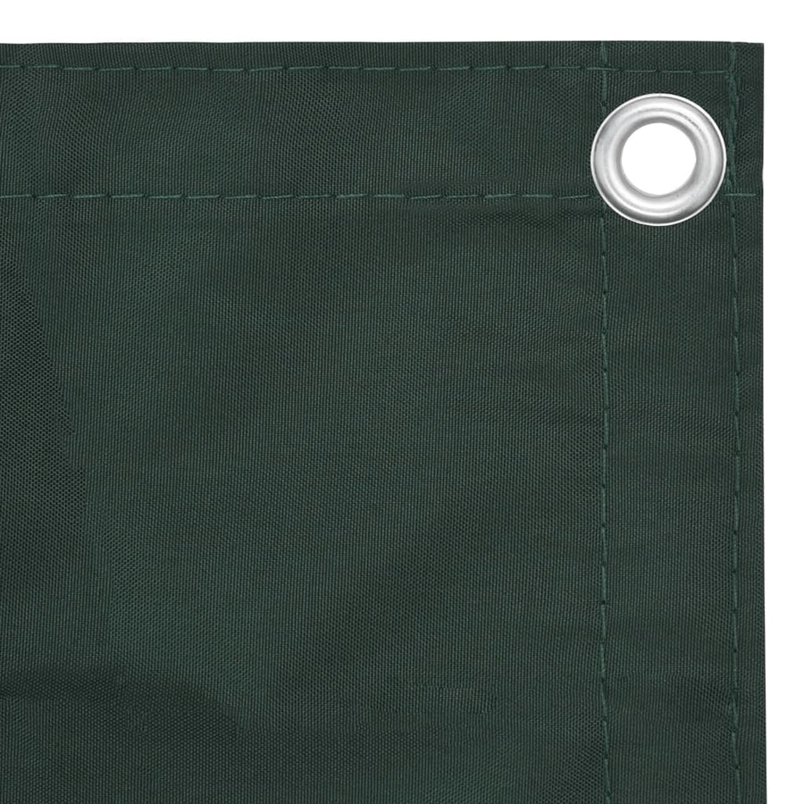 Balkonscherm Oxford Stof Donkergroen 90 x 500 cm