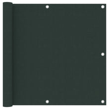 Balkonscherm Oxford Stof Donkergroen 90 x 600 cm