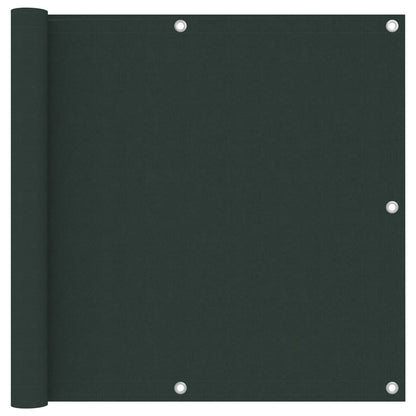 Balkonscherm Oxford Stof Donkergroen 90 x 600 cm
