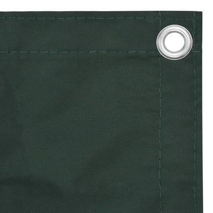 Balkonscherm Oxford Stof Donkergroen 90 x 600 cm