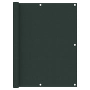 Balcony screen 120x300 cm oxford fabric dark green