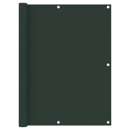 Balkonscherm Oxford Stof Donkergroen 120 x 400 cm