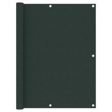 Balkonscherm Oxford Stof Donkergroen 120 x 500 cm