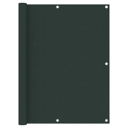 Balkonscherm Oxford Stof Donkergroen 120 x 500 cm