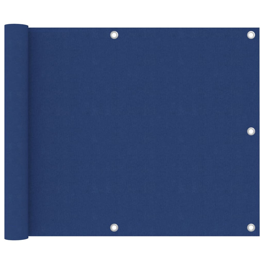 Balkonscherm 75x300 cm oxford stof blauw 75 x 300 cm