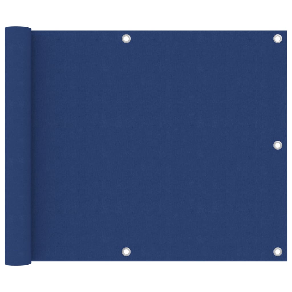 Balkonscherm Oxford Stof Blauw 75 x 400 cm
