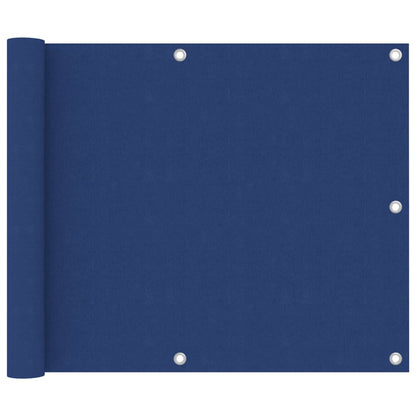 Balkonscherm Oxford Stof Blauw 75 x 400 cm