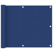 Balkonscherm 75x600 cm oxford stof blauw