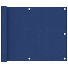 Balkonscherm Oxford Stof Blauw 75 x 600 cm