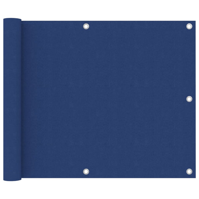 Balkonscherm Oxford Stof Blauw 75 x 600 cm