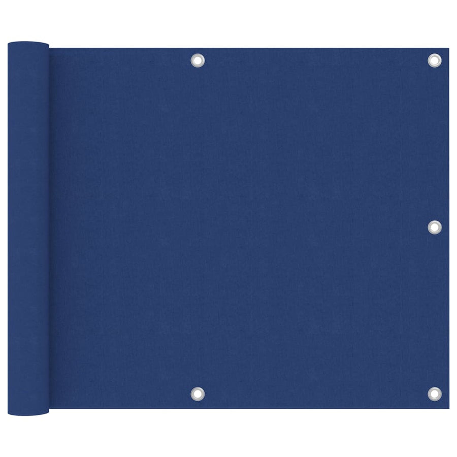 Balkonscherm Oxford Stof Blauw 75 x 600 cm