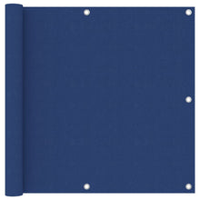 Balkonscherm Oxford Stof Blauw 90 x 400 cm