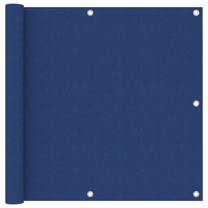 Balkonscherm Oxford Stof Blauw 90 x 400 cm