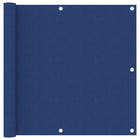 Balkonscherm Oxford Stof Blauw 90 x 500 cm